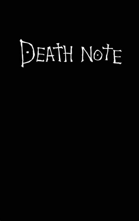 Death Note Printable